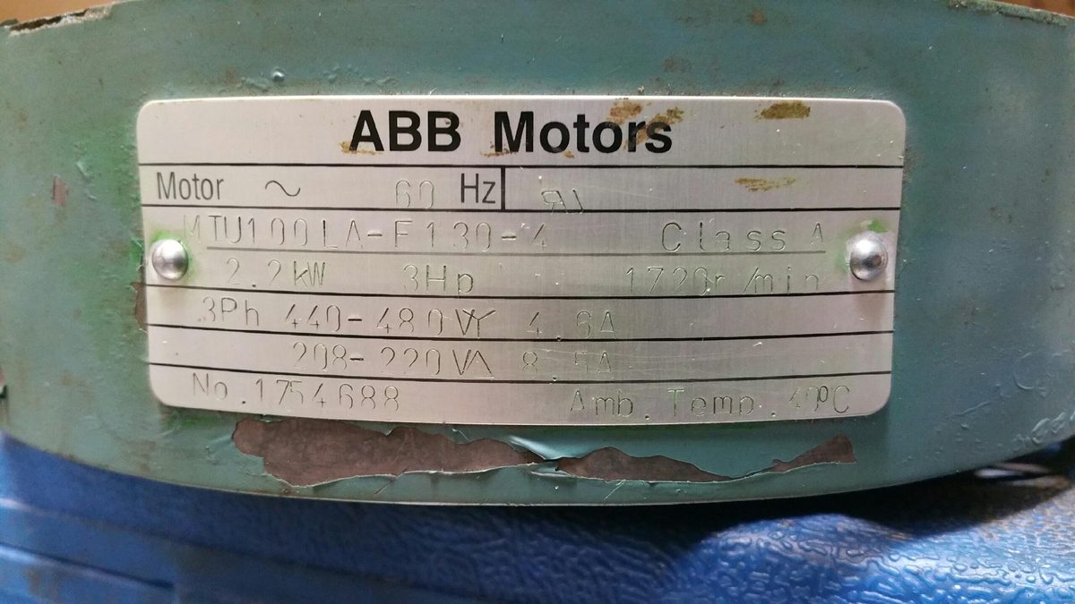 ABB MTU100LA-F130-4, 1754688 Motor Repair