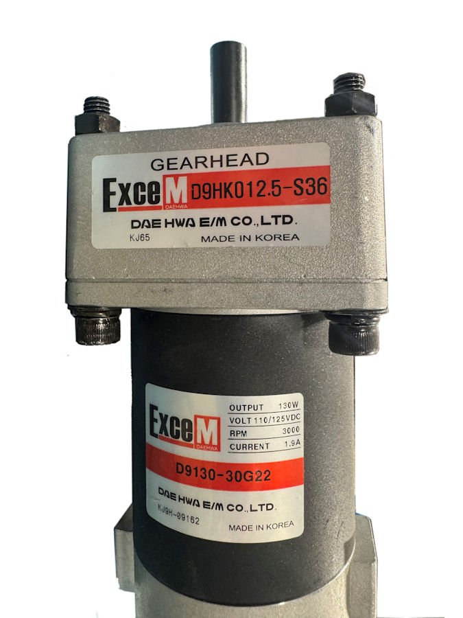 Exce M Charging Motor D9130-30G22 Repair & Rewinding