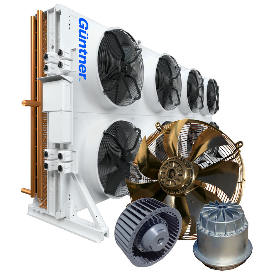 Guntner VT01197U 2.2KW Fan Motor Repair & Rewinding
