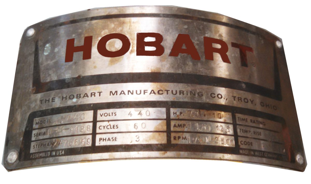 Hobart Stephan VCM 40, 0275  7.5HP 2 Speed Stator Rewind