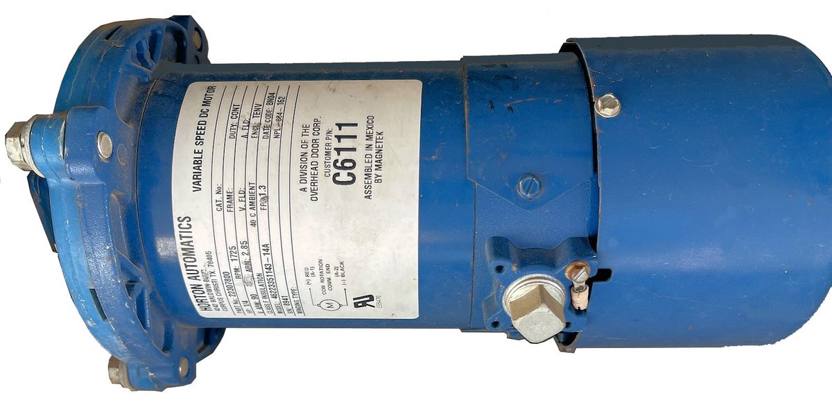 Horton Automatics 22307800, C6111 Door Motor Repair and Rewinding