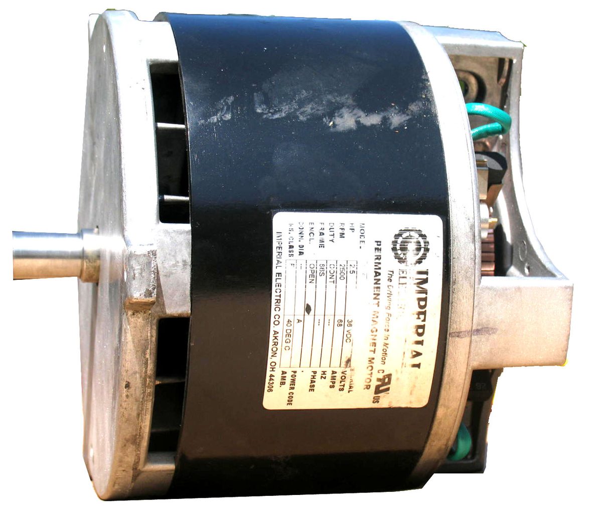 Imperial Electric Floor Machine 36V Motor Repair