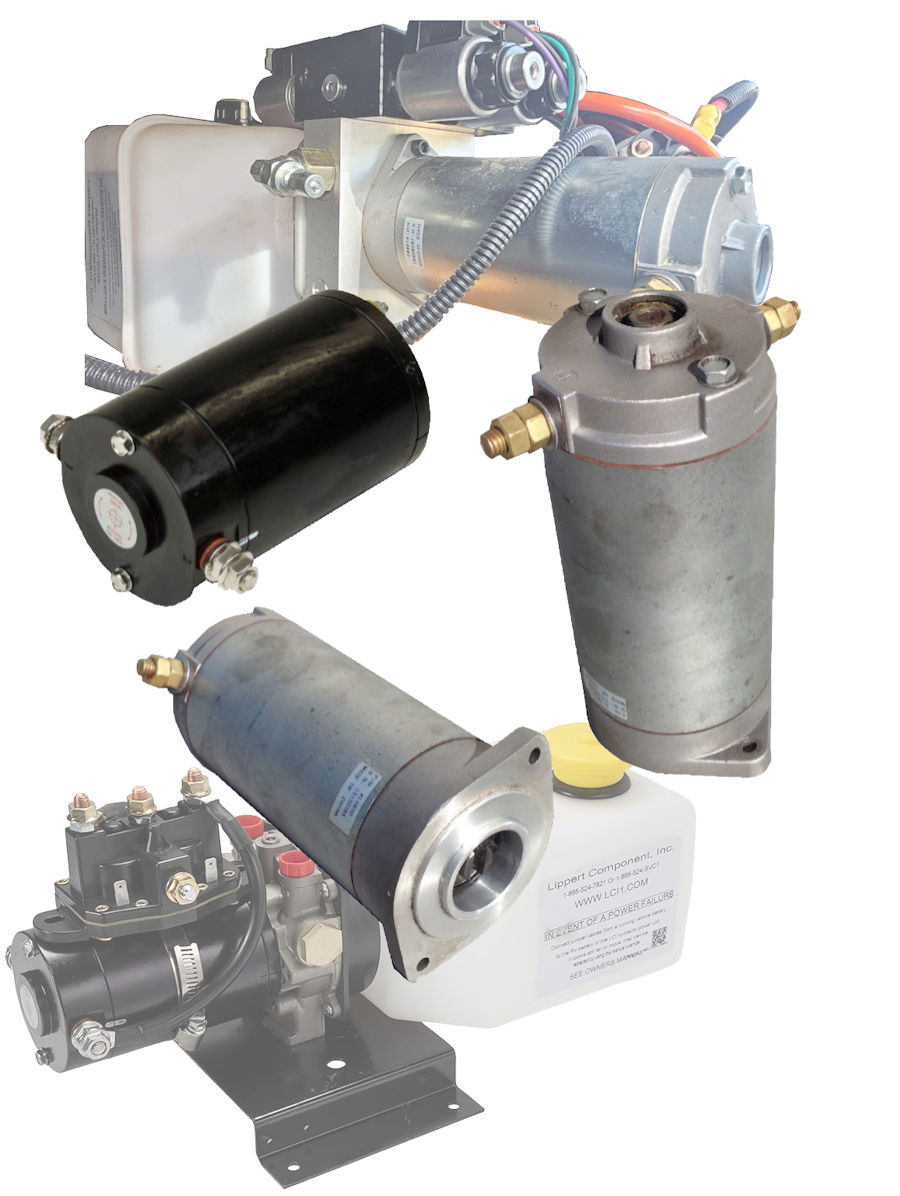 Lippert 167576 Hydraulic Bi-Rotational Pump Motor Rebuilding