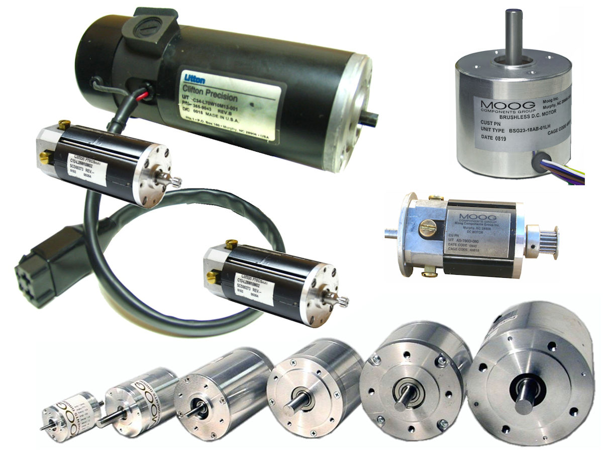 Moog C13 Series PMDC Servo Motor Repair & Rewinding