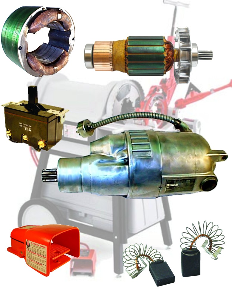 Wheeler Rex 7991 Pipe Threader Motor Repair & Rewinding