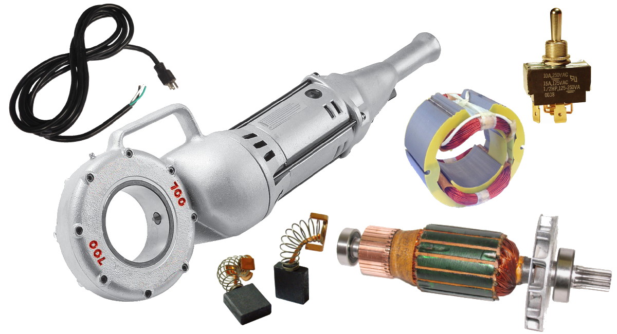 Ridgid 700 Portable Threader Motor Repair & Rewinding