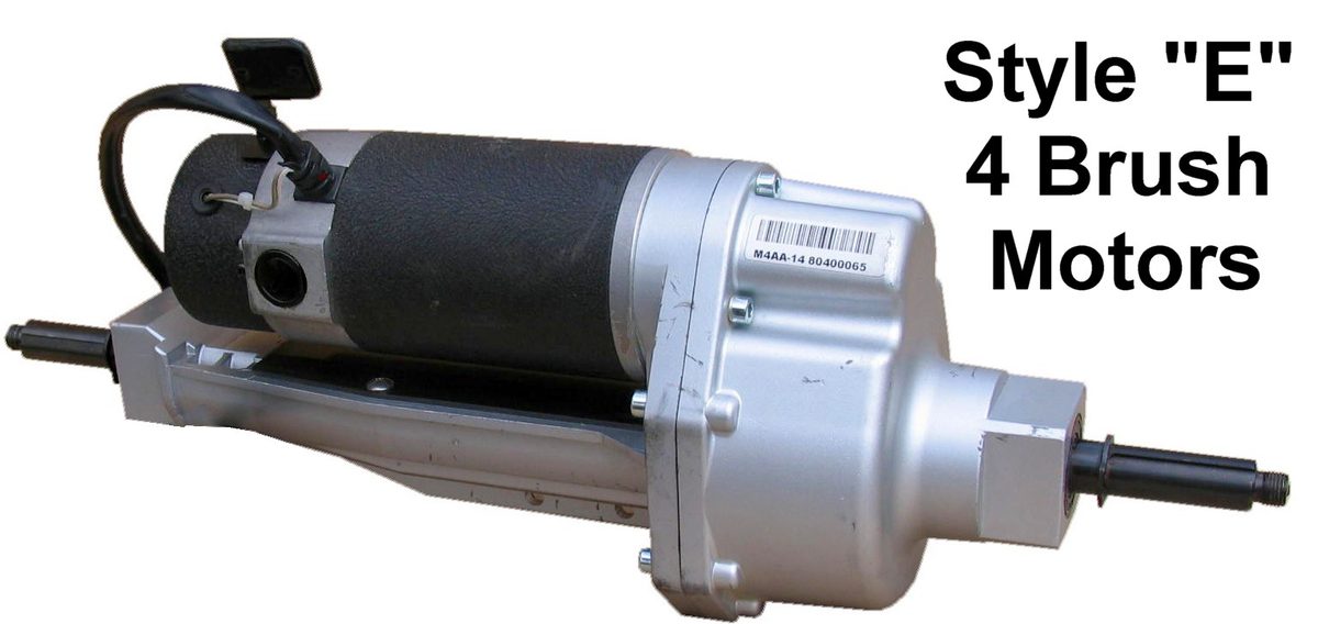 Wheelchair & Scooter Motor Rebuiding, Dealer Price Guide Figure E 4 Brush Motors