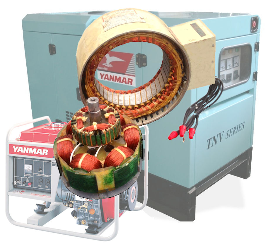 Yanmar Generator Rotor & Stator Rewinding