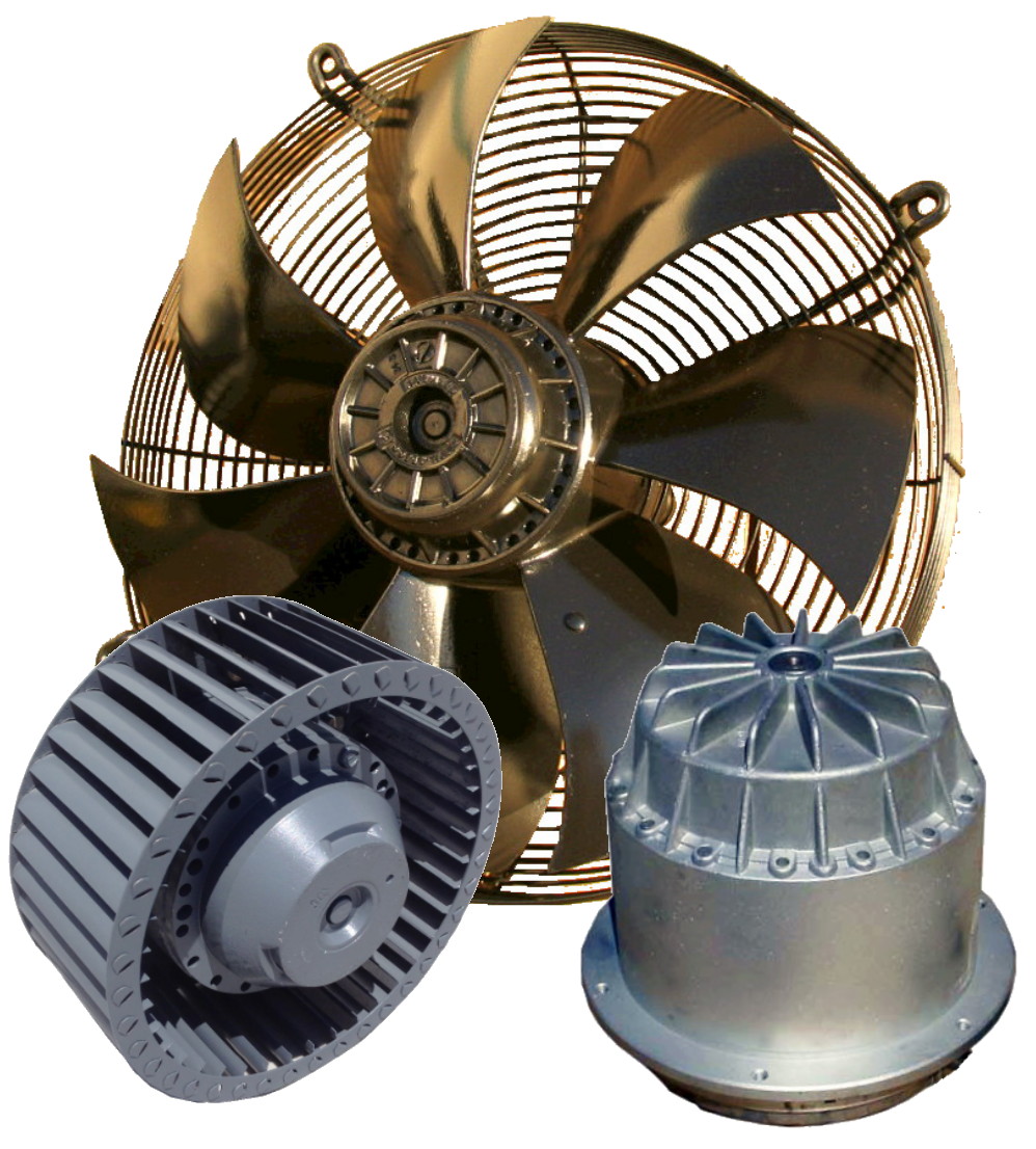 Ziehl Abegg RH63M 187mm Base Diameter Blower/Fan Motor Repair